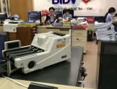 BIDV Chi Nhánh Bình Dương đối tác tin cậy sử dụng sản phẩm máy đếm tiền Maxda 